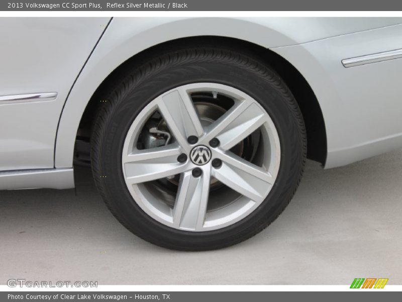 Reflex Silver Metallic / Black 2013 Volkswagen CC Sport Plus