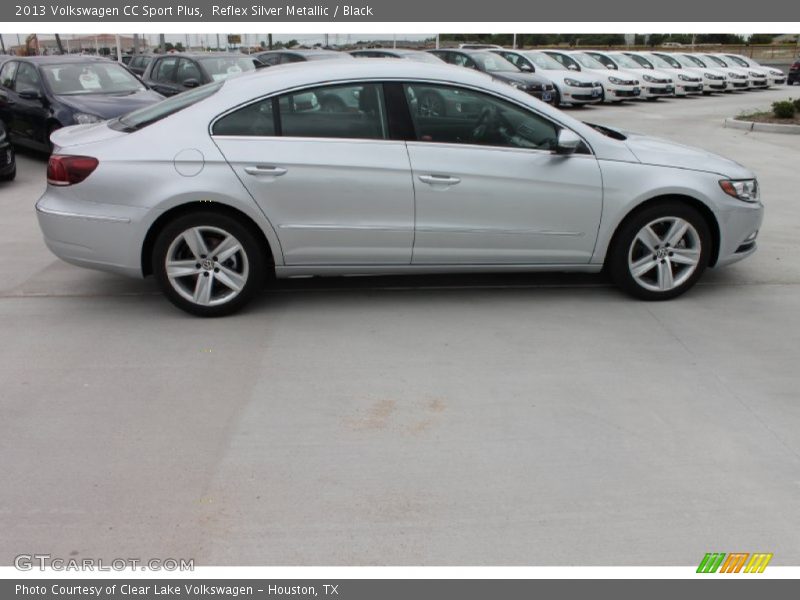 Reflex Silver Metallic / Black 2013 Volkswagen CC Sport Plus