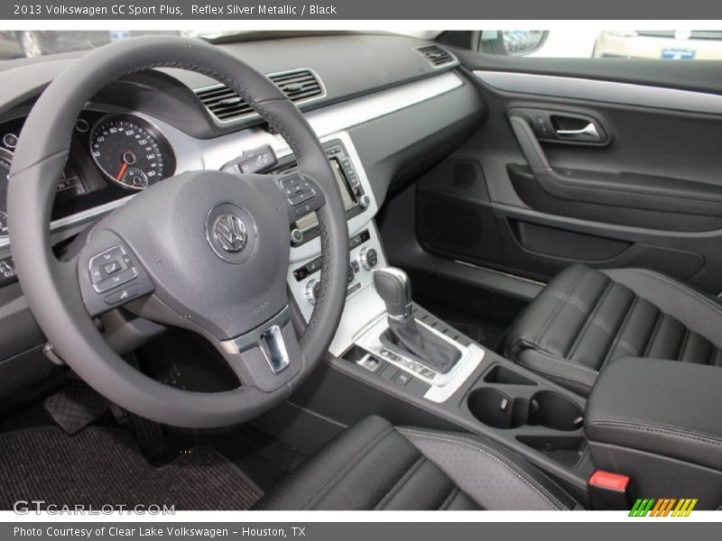 Reflex Silver Metallic / Black 2013 Volkswagen CC Sport Plus