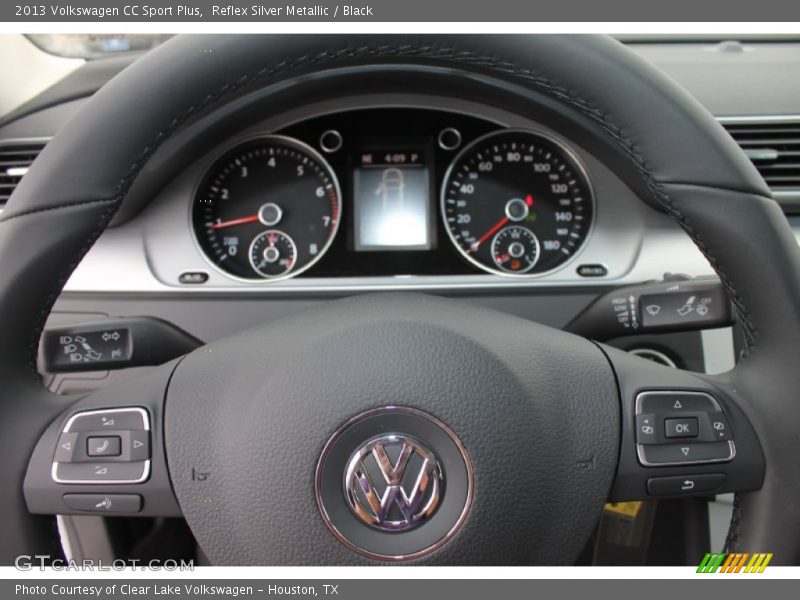Reflex Silver Metallic / Black 2013 Volkswagen CC Sport Plus