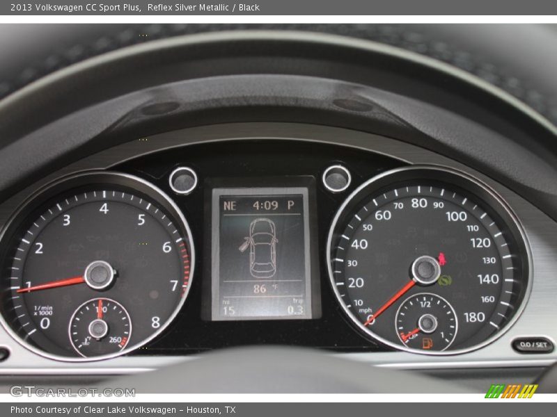 Reflex Silver Metallic / Black 2013 Volkswagen CC Sport Plus