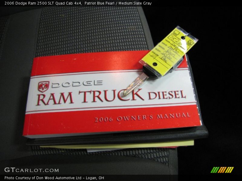 Patriot Blue Pearl / Medium Slate Gray 2006 Dodge Ram 2500 SLT Quad Cab 4x4