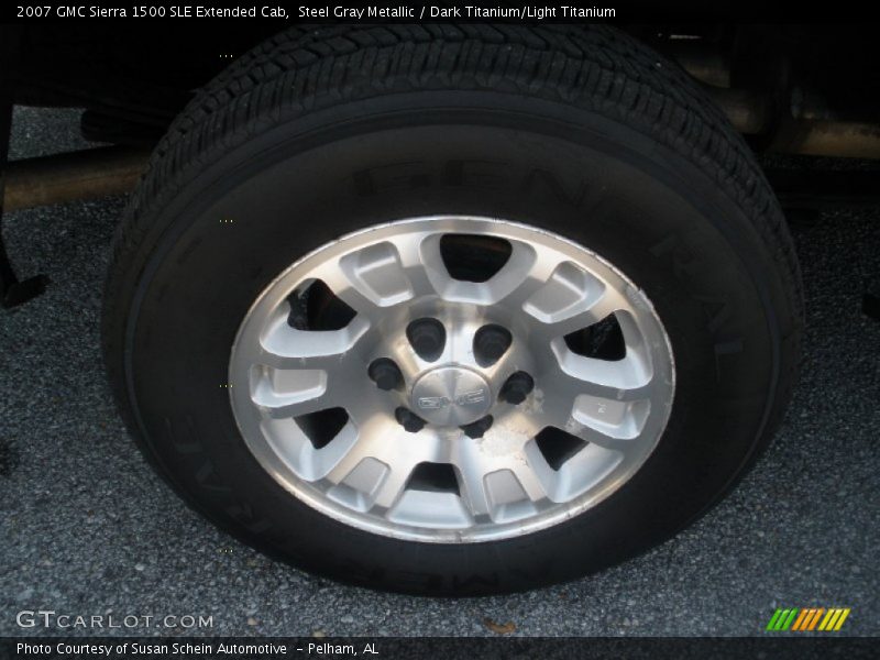 Steel Gray Metallic / Dark Titanium/Light Titanium 2007 GMC Sierra 1500 SLE Extended Cab