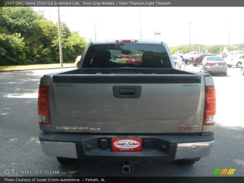 Steel Gray Metallic / Dark Titanium/Light Titanium 2007 GMC Sierra 1500 SLE Extended Cab