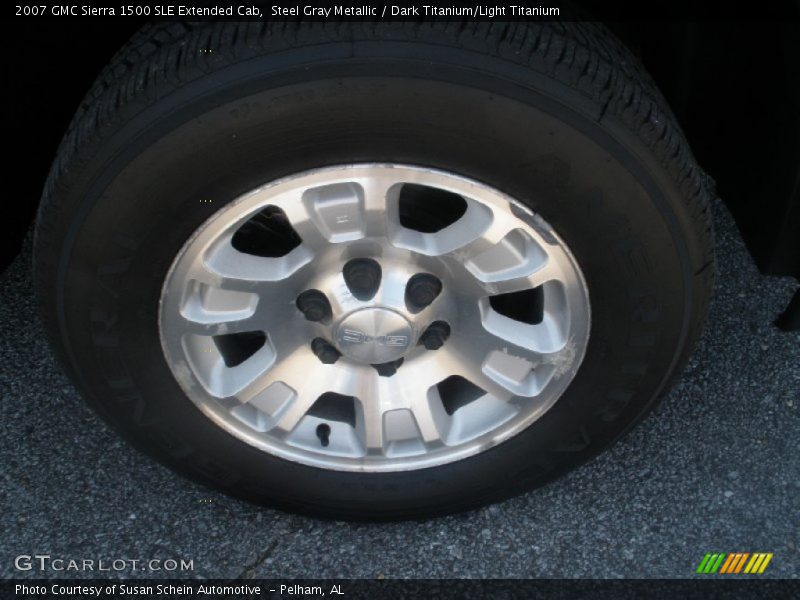 Steel Gray Metallic / Dark Titanium/Light Titanium 2007 GMC Sierra 1500 SLE Extended Cab