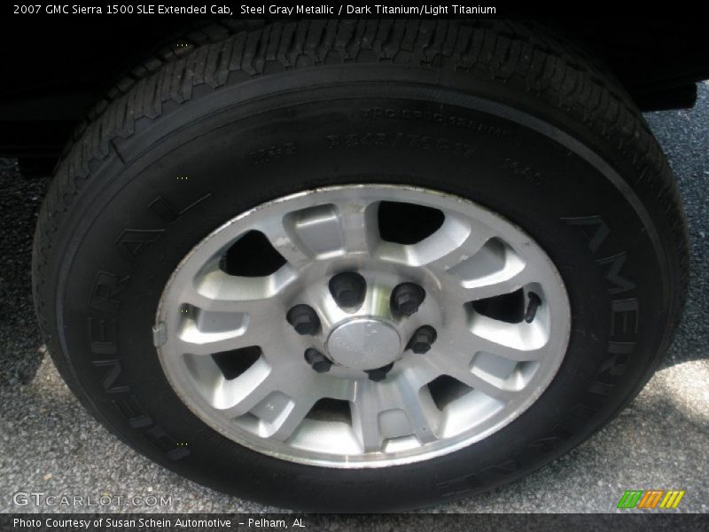 Steel Gray Metallic / Dark Titanium/Light Titanium 2007 GMC Sierra 1500 SLE Extended Cab