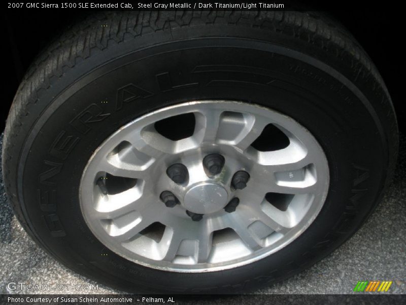 Steel Gray Metallic / Dark Titanium/Light Titanium 2007 GMC Sierra 1500 SLE Extended Cab