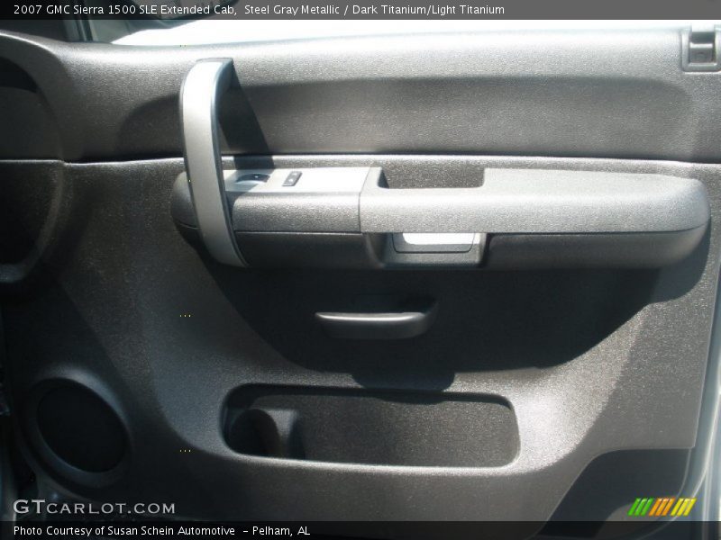 Steel Gray Metallic / Dark Titanium/Light Titanium 2007 GMC Sierra 1500 SLE Extended Cab