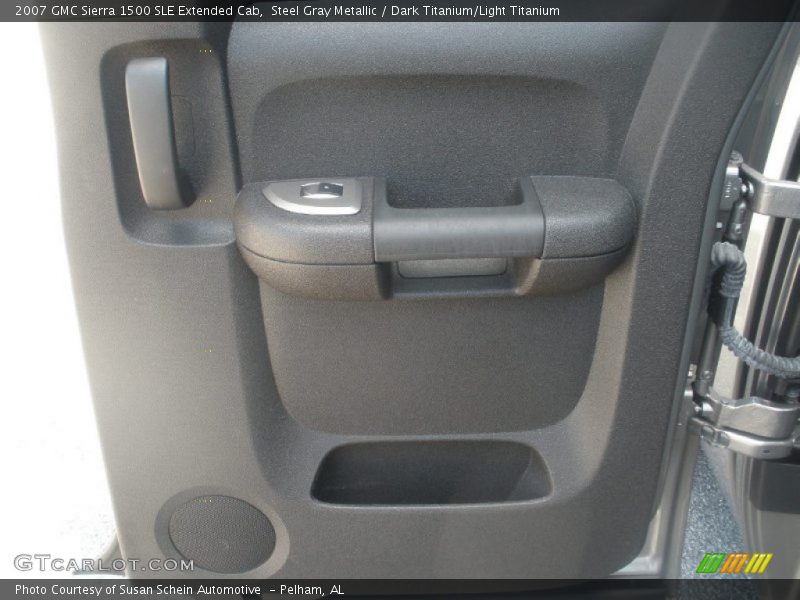 Steel Gray Metallic / Dark Titanium/Light Titanium 2007 GMC Sierra 1500 SLE Extended Cab