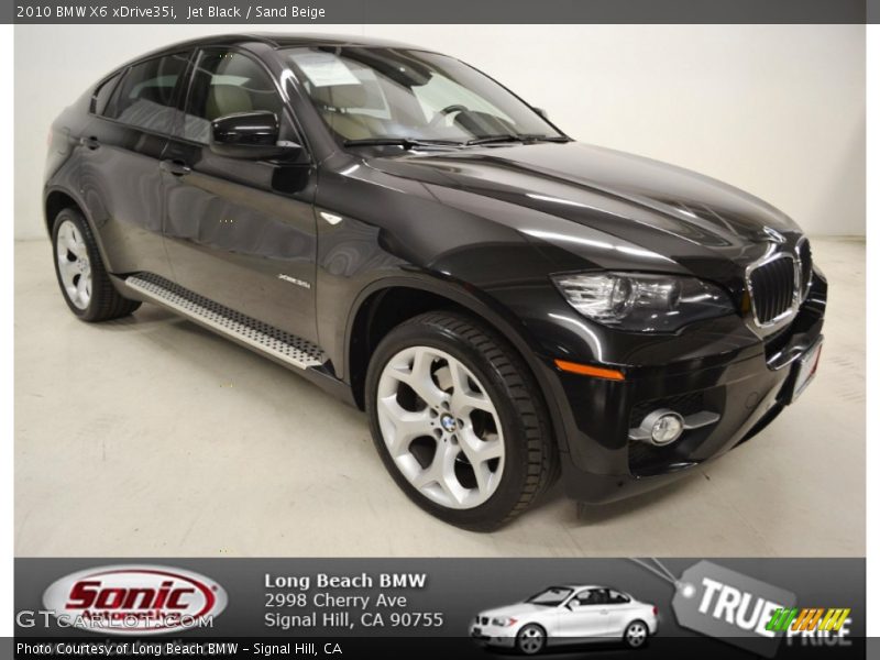 Jet Black / Sand Beige 2010 BMW X6 xDrive35i