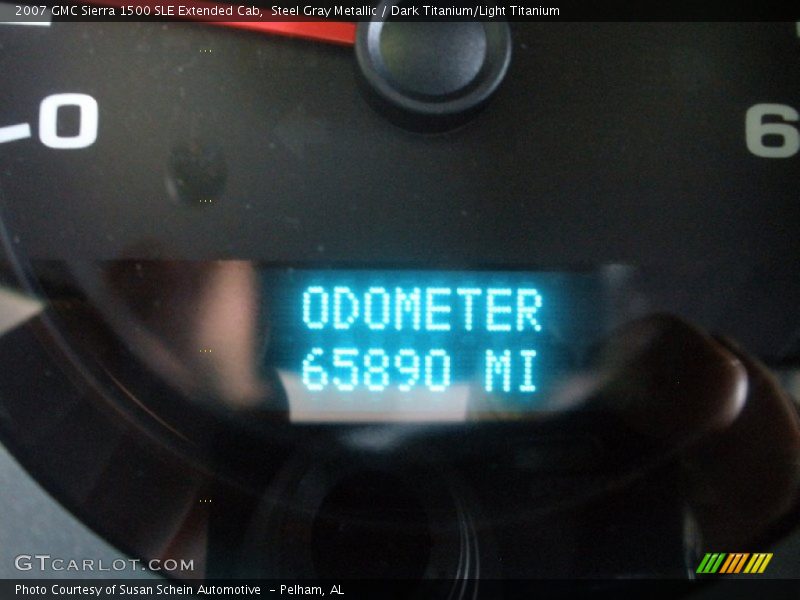 Steel Gray Metallic / Dark Titanium/Light Titanium 2007 GMC Sierra 1500 SLE Extended Cab