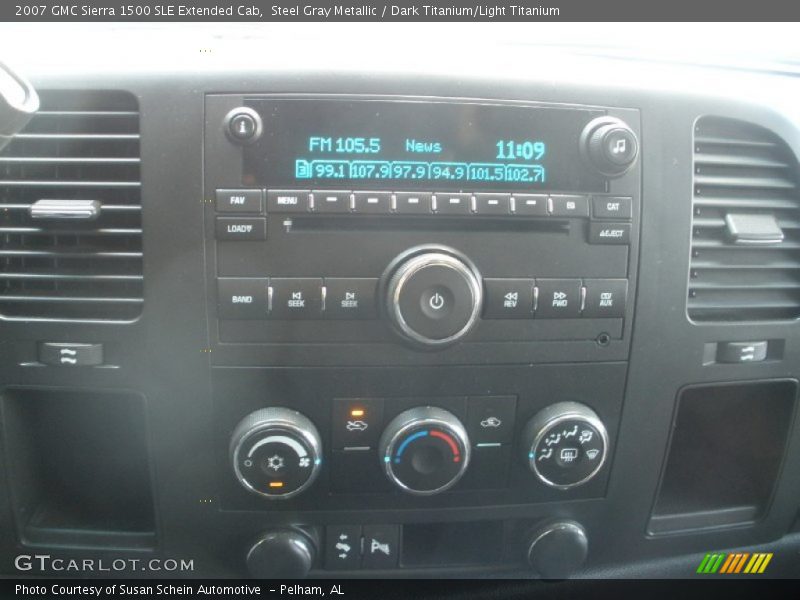 Steel Gray Metallic / Dark Titanium/Light Titanium 2007 GMC Sierra 1500 SLE Extended Cab