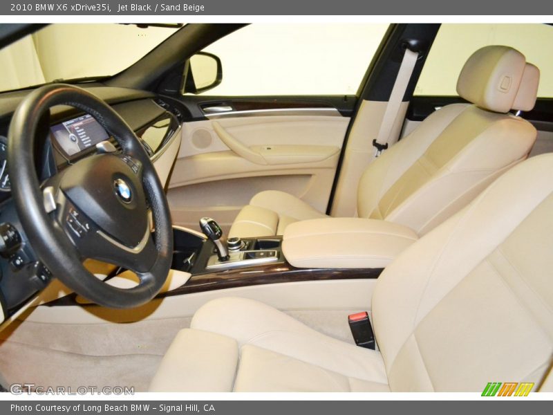 Jet Black / Sand Beige 2010 BMW X6 xDrive35i