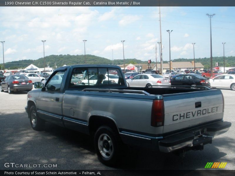 Catalina Blue Metallic / Blue 1990 Chevrolet C/K C1500 Silverado Regular Cab