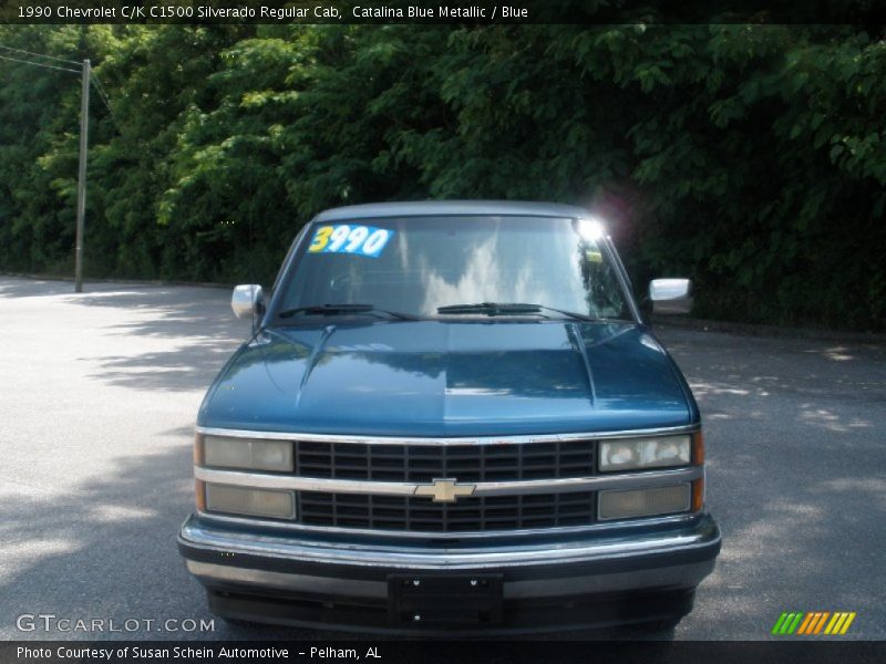 Catalina Blue Metallic / Blue 1990 Chevrolet C/K C1500 Silverado Regular Cab