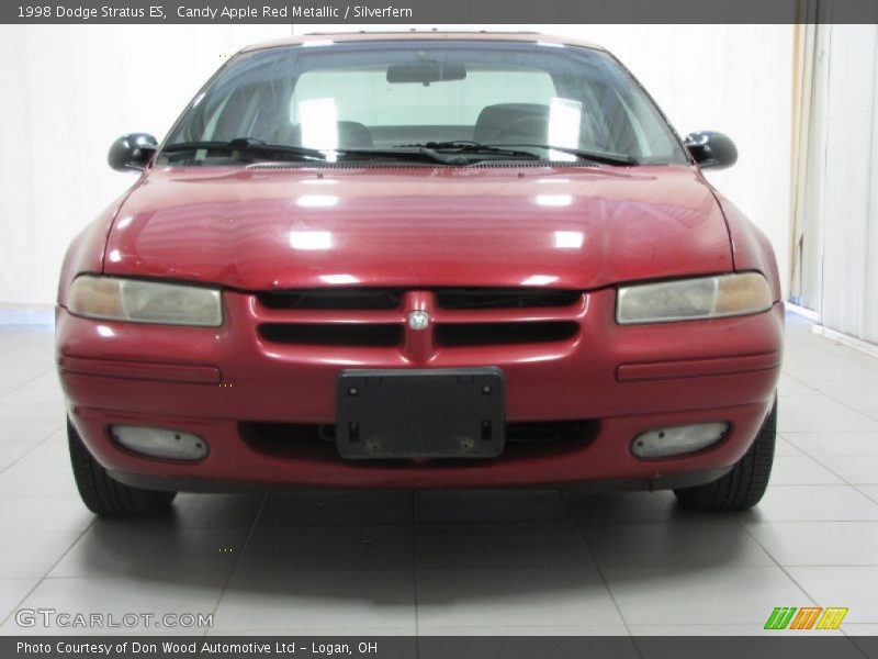 Candy Apple Red Metallic / Silverfern 1998 Dodge Stratus ES