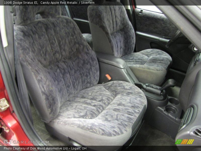 Candy Apple Red Metallic / Silverfern 1998 Dodge Stratus ES