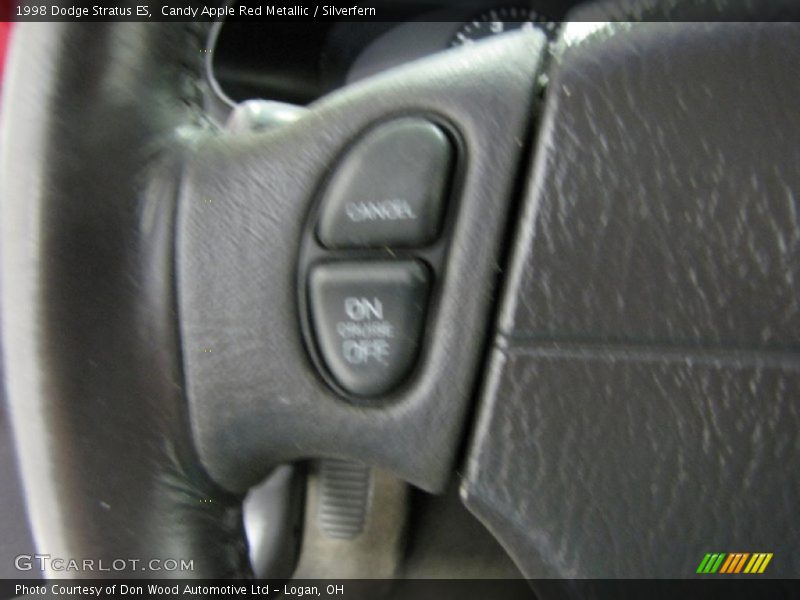Candy Apple Red Metallic / Silverfern 1998 Dodge Stratus ES