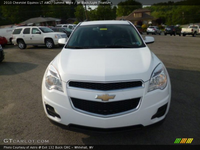 Summit White / Jet Black/Light Titanium 2010 Chevrolet Equinox LT AWD