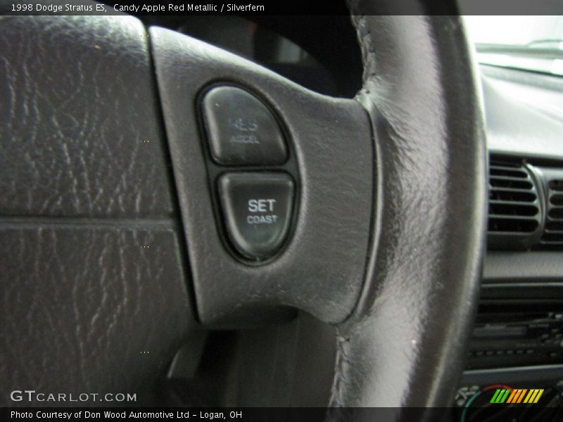 Candy Apple Red Metallic / Silverfern 1998 Dodge Stratus ES