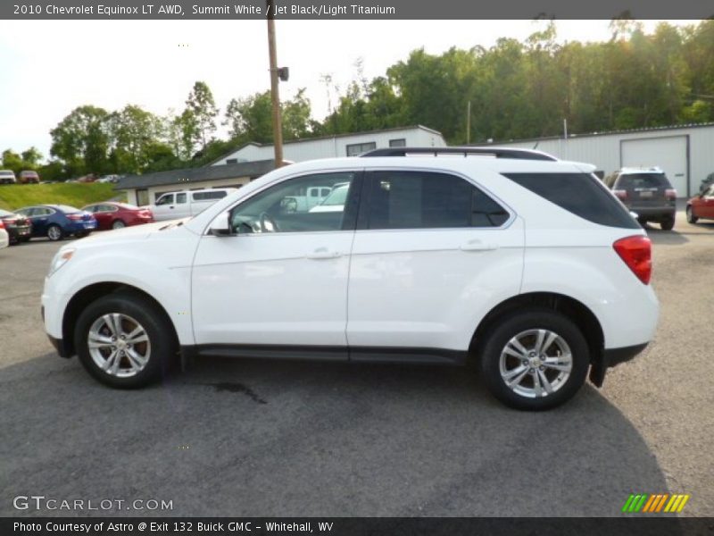 Summit White / Jet Black/Light Titanium 2010 Chevrolet Equinox LT AWD