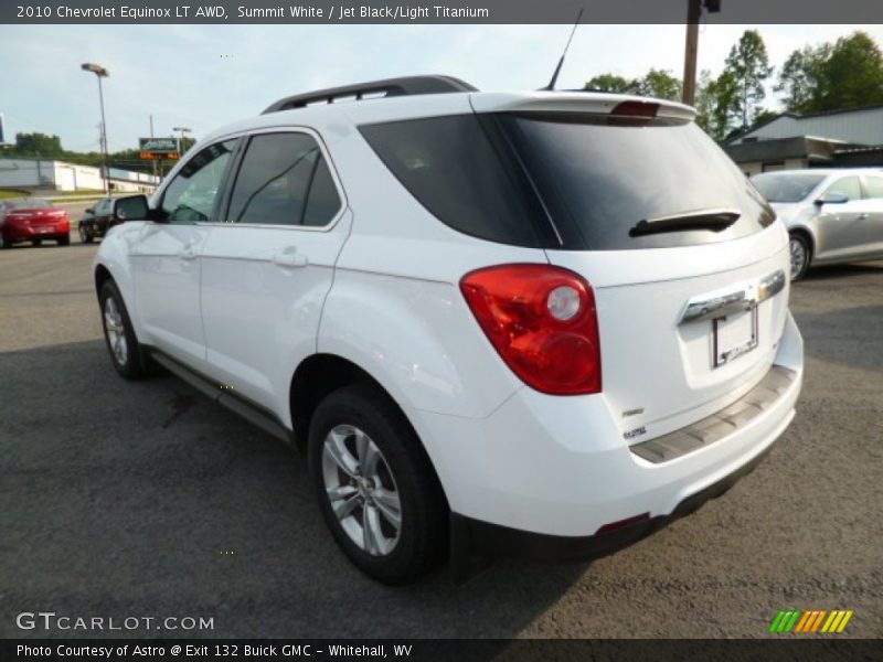 Summit White / Jet Black/Light Titanium 2010 Chevrolet Equinox LT AWD