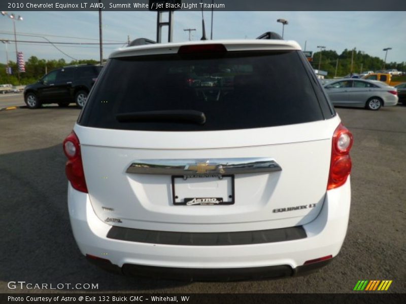 Summit White / Jet Black/Light Titanium 2010 Chevrolet Equinox LT AWD