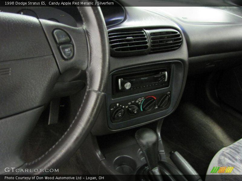 Candy Apple Red Metallic / Silverfern 1998 Dodge Stratus ES