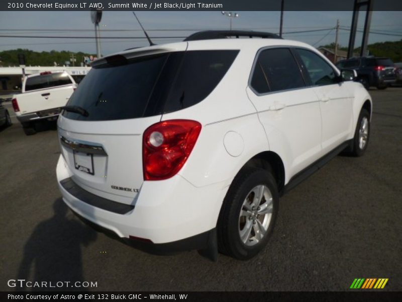 Summit White / Jet Black/Light Titanium 2010 Chevrolet Equinox LT AWD