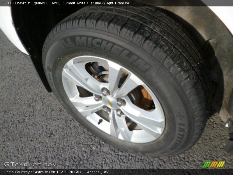 Summit White / Jet Black/Light Titanium 2010 Chevrolet Equinox LT AWD