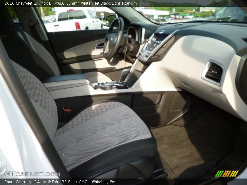 Summit White / Jet Black/Light Titanium 2010 Chevrolet Equinox LT AWD