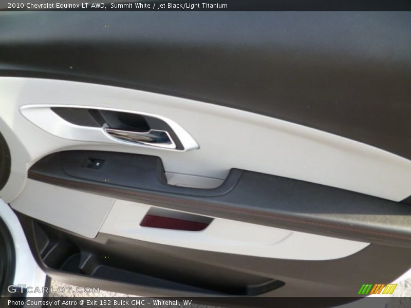 Summit White / Jet Black/Light Titanium 2010 Chevrolet Equinox LT AWD