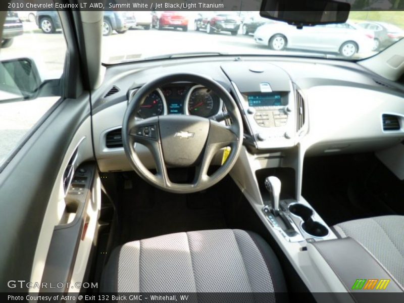Summit White / Jet Black/Light Titanium 2010 Chevrolet Equinox LT AWD