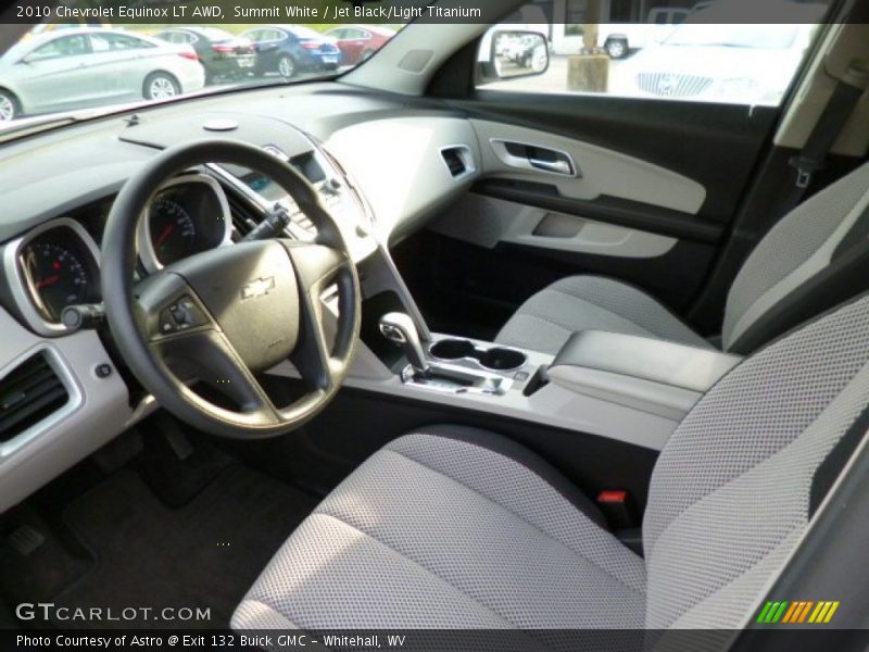 Summit White / Jet Black/Light Titanium 2010 Chevrolet Equinox LT AWD