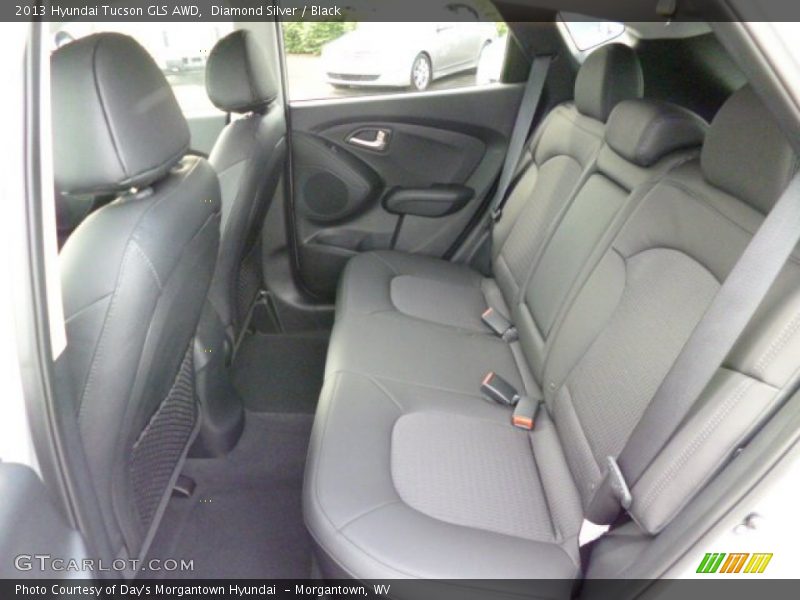 Diamond Silver / Black 2013 Hyundai Tucson GLS AWD