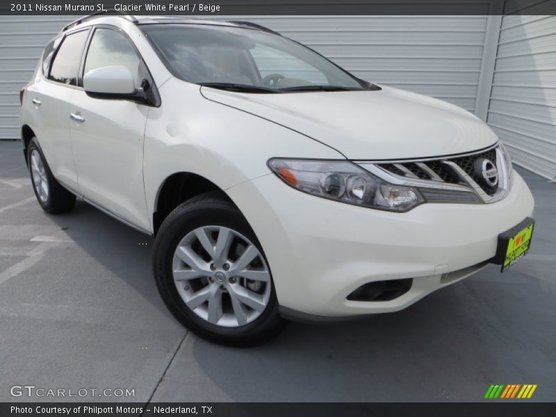 Glacier White Pearl / Beige 2011 Nissan Murano SL