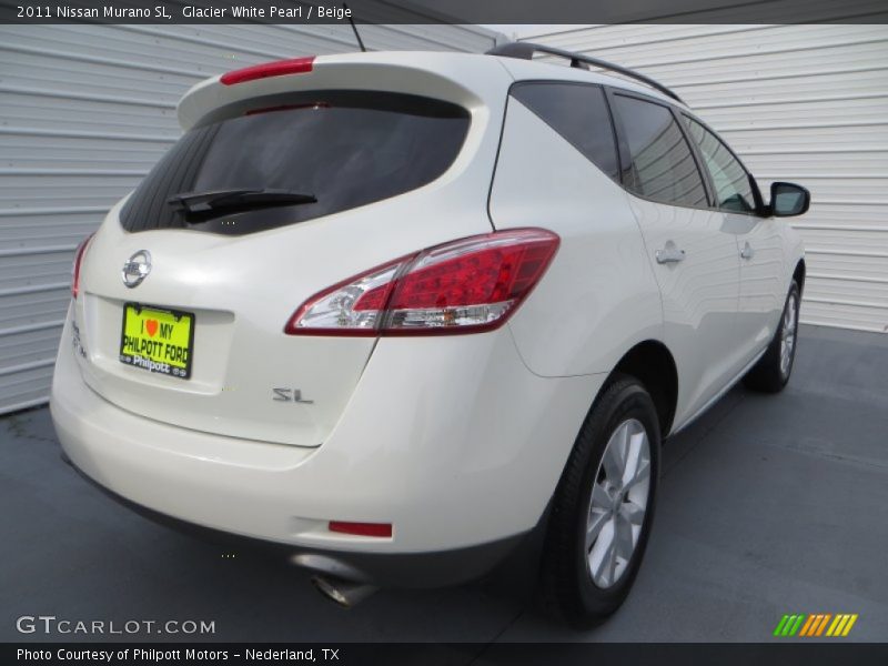 Glacier White Pearl / Beige 2011 Nissan Murano SL