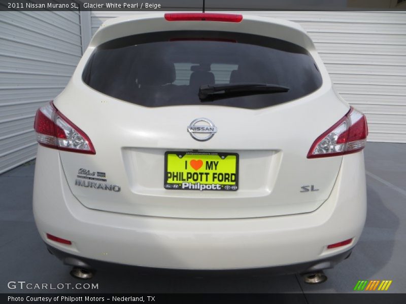 Glacier White Pearl / Beige 2011 Nissan Murano SL