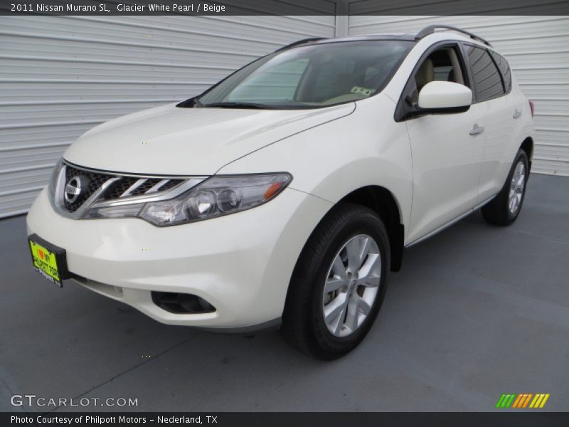 Glacier White Pearl / Beige 2011 Nissan Murano SL