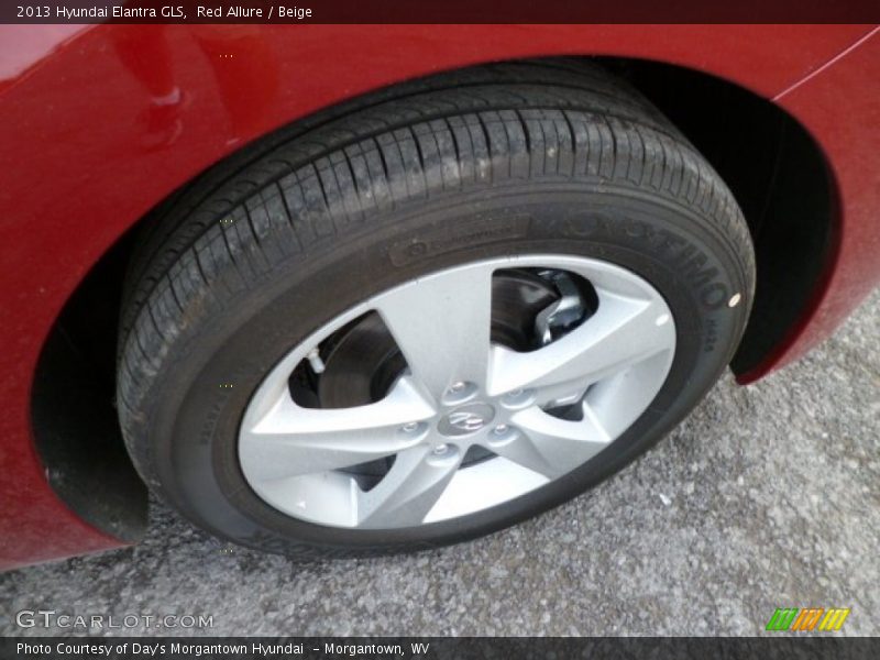 Red Allure / Beige 2013 Hyundai Elantra GLS