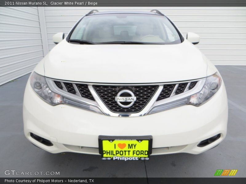 Glacier White Pearl / Beige 2011 Nissan Murano SL