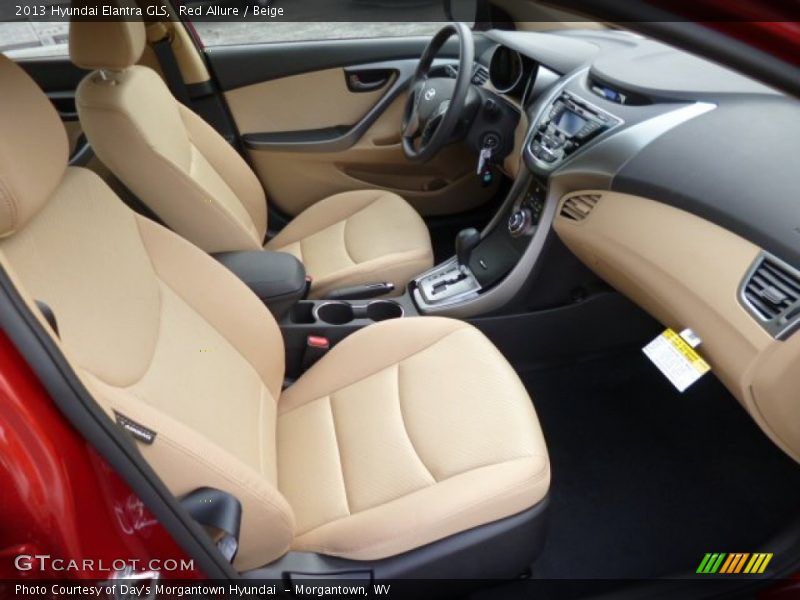 Red Allure / Beige 2013 Hyundai Elantra GLS