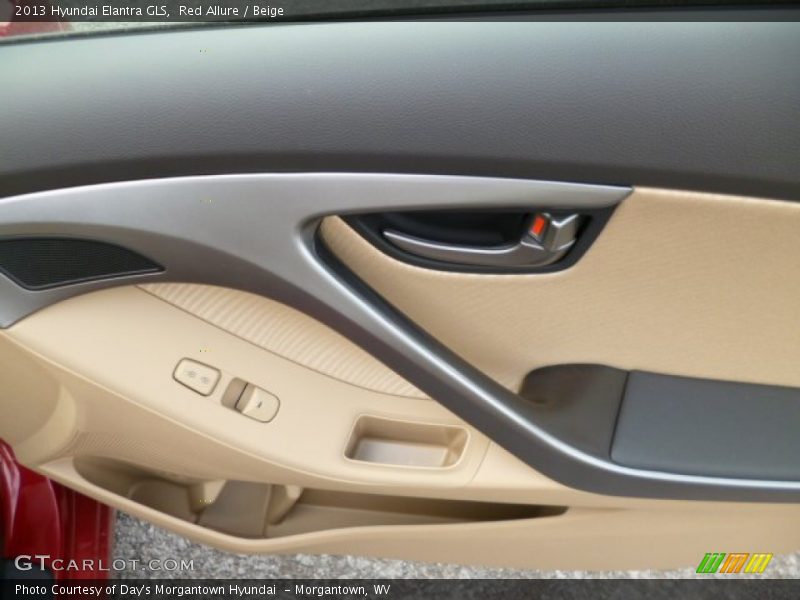 Red Allure / Beige 2013 Hyundai Elantra GLS