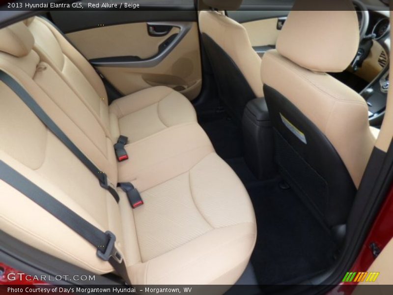 Red Allure / Beige 2013 Hyundai Elantra GLS