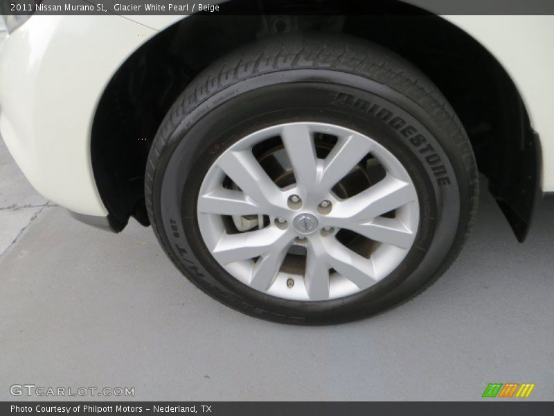 Glacier White Pearl / Beige 2011 Nissan Murano SL