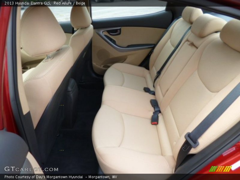 Red Allure / Beige 2013 Hyundai Elantra GLS