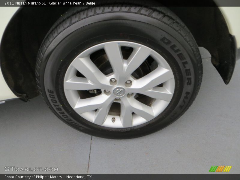 Glacier White Pearl / Beige 2011 Nissan Murano SL
