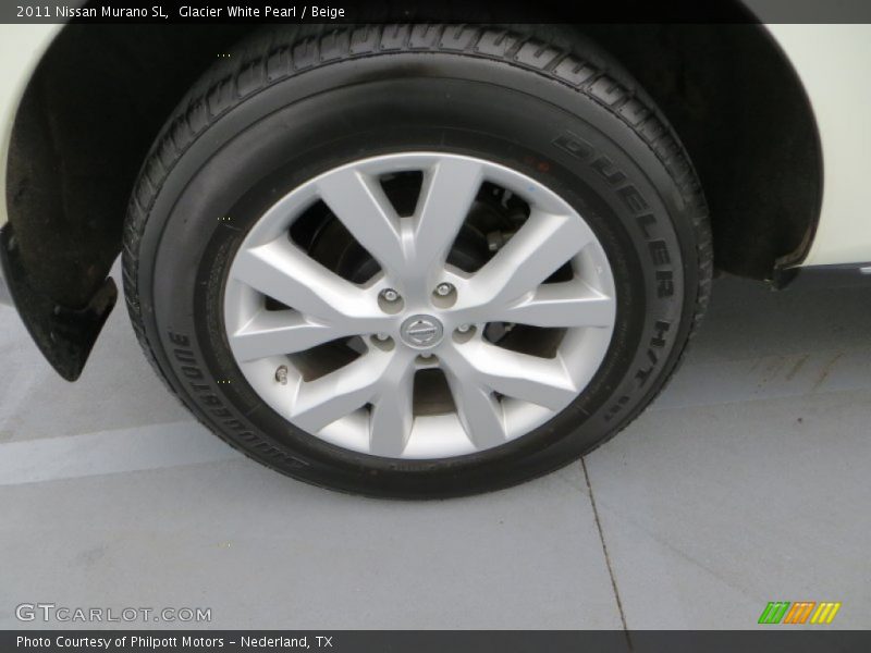 Glacier White Pearl / Beige 2011 Nissan Murano SL