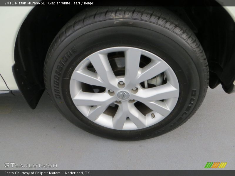 Glacier White Pearl / Beige 2011 Nissan Murano SL