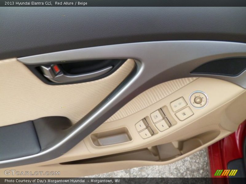 Red Allure / Beige 2013 Hyundai Elantra GLS